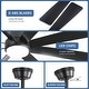 preview thumbnail 78 of 128, Sofucor 52/66/72/76/84Inch Large Ceiling Fan with Dimmable LED Light ,Remote&APP Control,8 Blades for Large Living Room,Porch