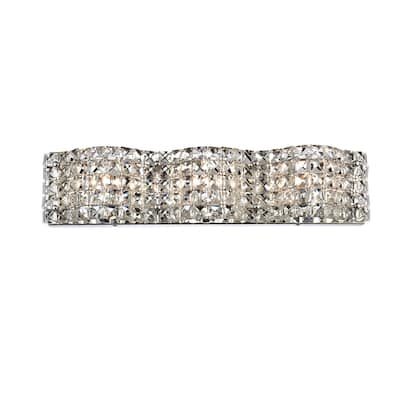Tate Collection Wall Sconce D20.6 H4.7 Lt:3 Chrome Finish