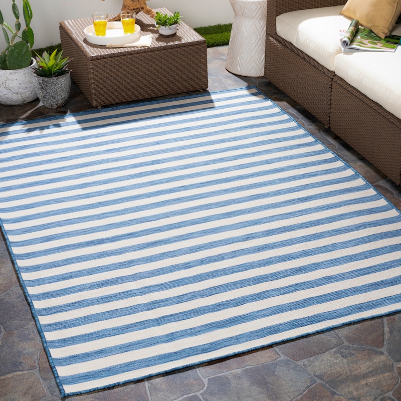 Artistic Weavers Kermie Indoor / Outdoor Striped Area Rug