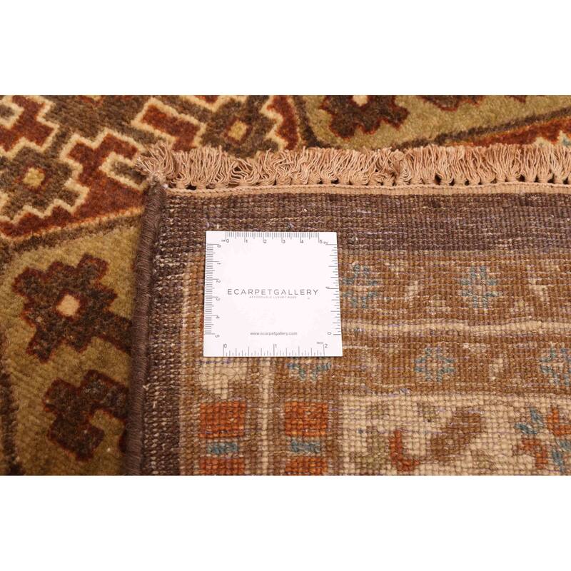 ECARPETGALLERY Hand-knotted Jamshidpour Dark Brown Wool Rug - 3'8 x 5'10