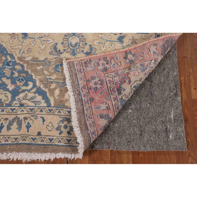 Sarouk Persian Vintage Runner Rug Hand-Knotted Wool Carpet - 3'1" x 8'11"