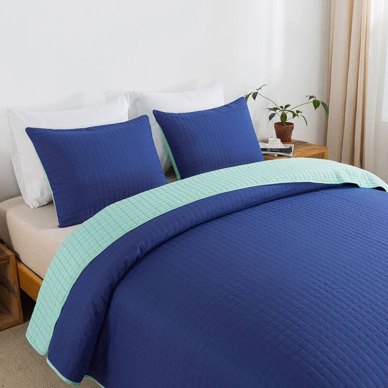3-piece Reversible Bedspread Set