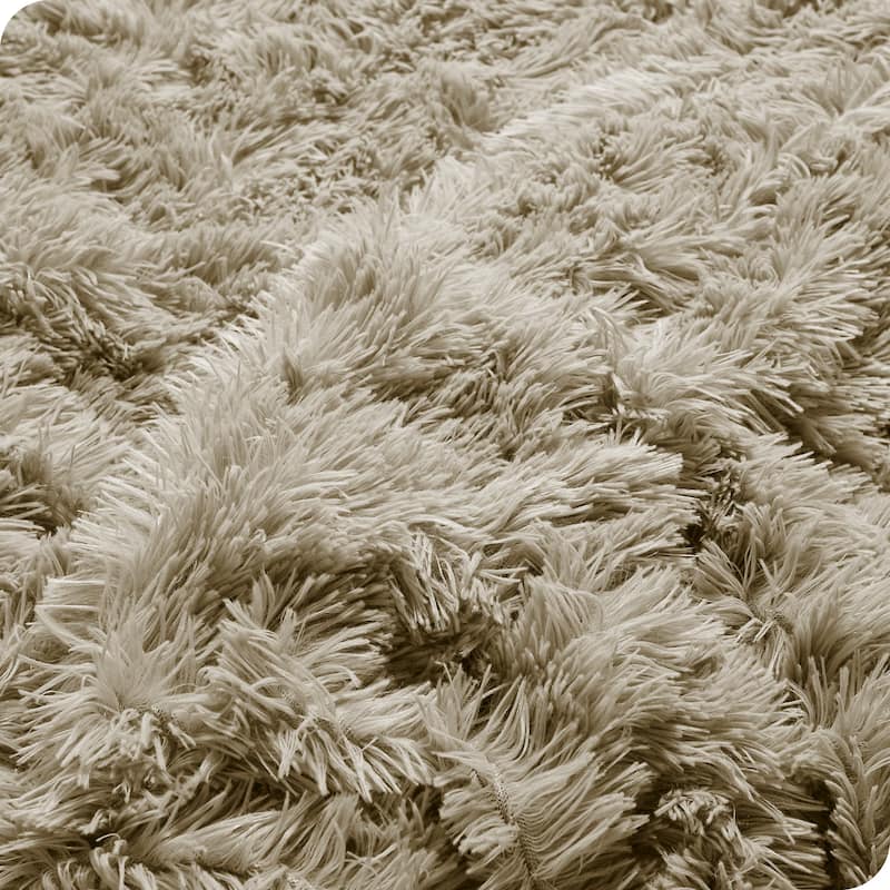 Bare Home Shaggy Faux Fur Duvet Cover