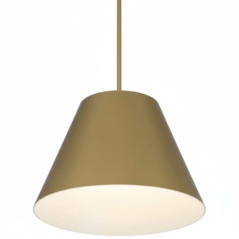 16" Diameter Integrated LED Brass Pendant
