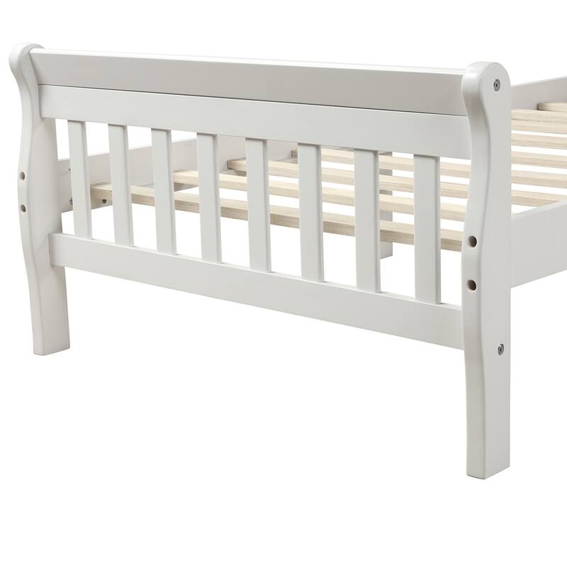 Wood Platform Bed Twin Bed Frame Panel Bed