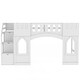 preview thumbnail 5 of 18, Elegant Twin Size Loft Bed with Storage Staircase and Window, White