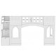 preview thumbnail 28 of 28, Twin Size Loft Bed with Storage Staircase and Window, Wood Twin Loft Bunk Bedframe w/Full-Length Guardrail, No Box Spring Needed