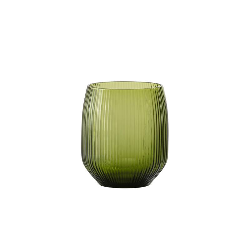Estiva Textured Tall Tumbler 17.5 oz (518ml), GB - 17.5 Ounce - Palm Green - Set of 4