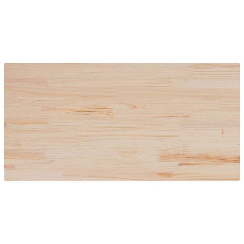 vidaXL Table Top Natural Wood Solid Pine Wood