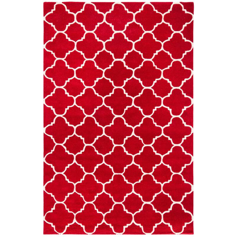SAFAVIEH, Handmade Chatham Caisa Modern Moroccan Wool Rug
