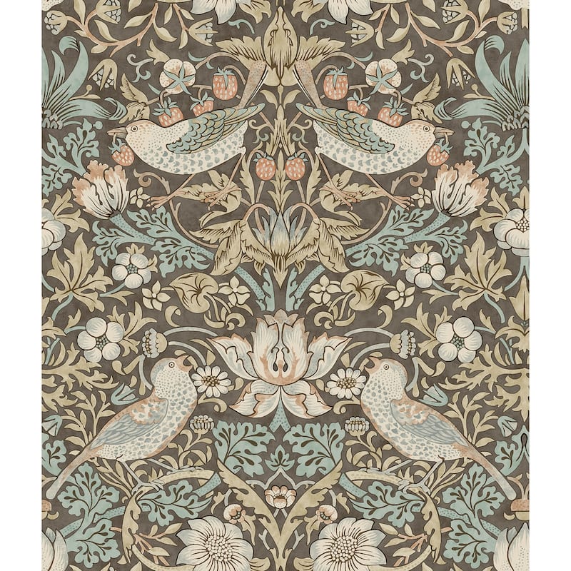 Strawberry Thief Mole Peel and Stick Wallpaper