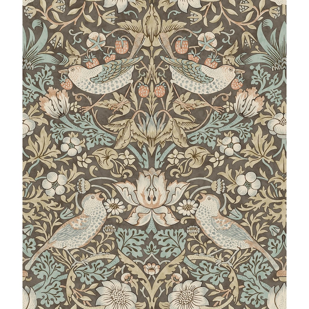 Strawberry Thief Mole Peel and Stick Wallpaper