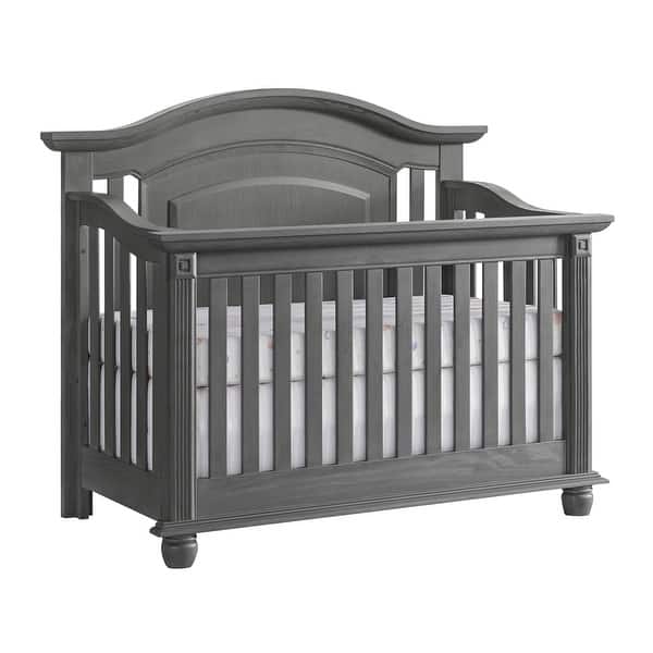 slide 2 of 10, Oxford Baby London Lane 4 in 1 Convertible Crib Arctic Gray