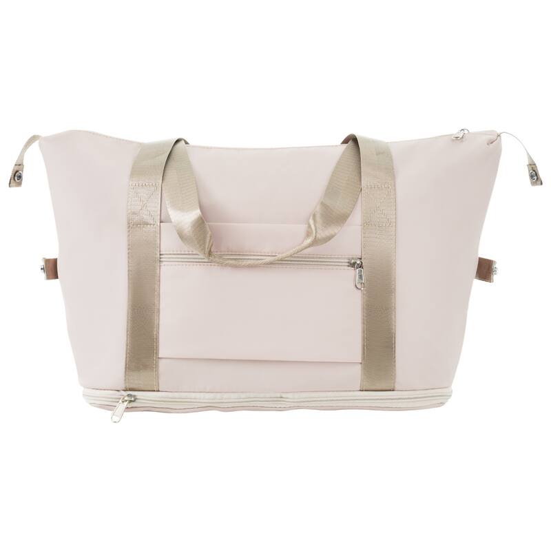 3 Piece Carry on Luggage Set, ABS Hardshell Lightweight Durable Suitcase with Wheels and Duffel Bag & Toiletry Bag, for Travel