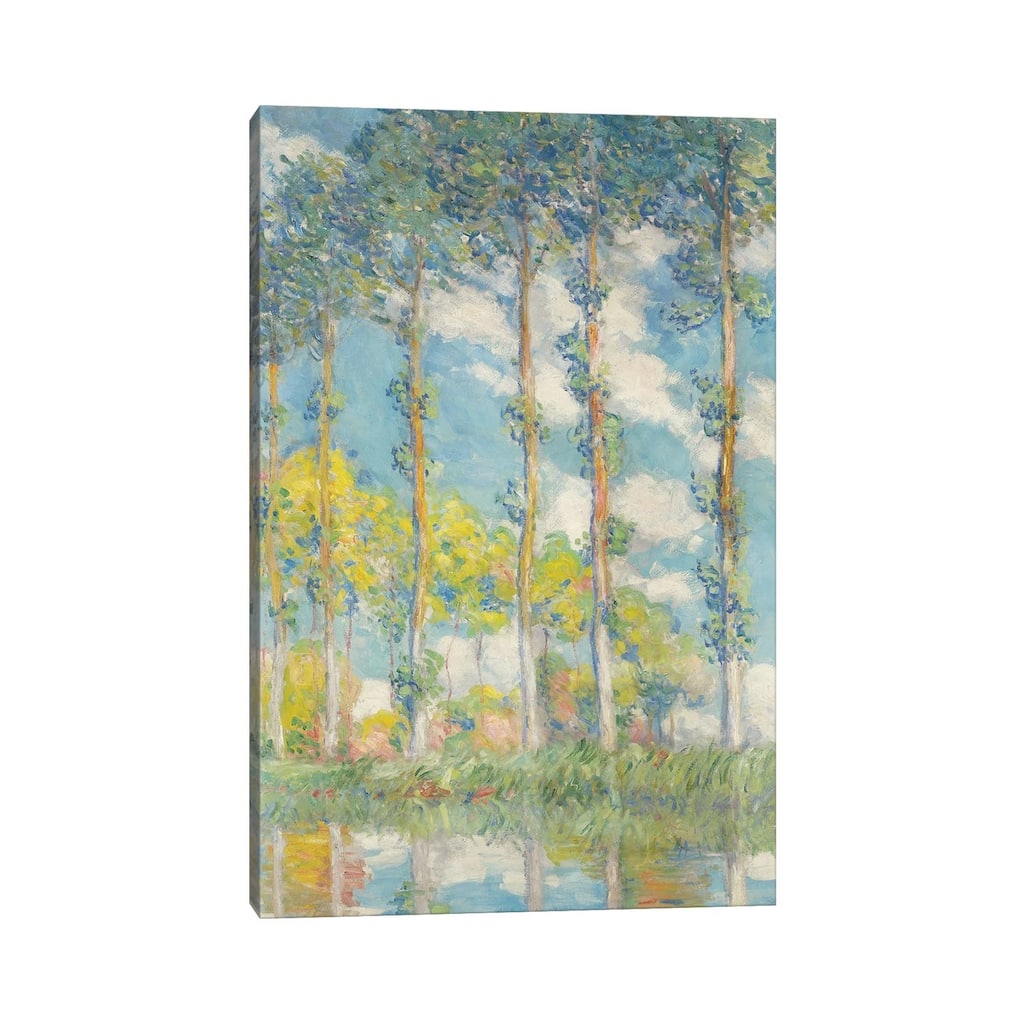 iCanvas "The Poplars; Les Peupliers, 1891" by Claude Monet Canvas Print