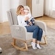 preview thumbnail 37 of 66, HOMYKA 27.5" Wide Rocking Chair for Nursery