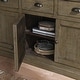 preview thumbnail 12 of 10, Caleb 4-Drawer 4-Door Reclaimed Pine Sideboard, Distressed Brown