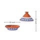 preview thumbnail 19 of 21, Kamsah Bohemian Supreme Medium Tagine - Handcrafted Ceramic Pot
