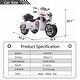 preview thumbnail 4 of 33, Three-Wheel Kids Motorcycle with Music Player, Dual Seats, and Storage Trunk