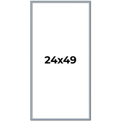 24x49 Frame Rustic Sky Blue Solid Wood Picture Frame | 0.75 Inch