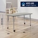 preview thumbnail 25 of 47, 24''W x 48''L Thermal Laminate Activity Table - Adjustable Short Legs
