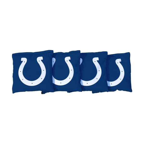 slide 2 of 3, Indianapolis Colts NFL Football Blue Cornhole Bags All-Weather Resin Filled