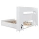 preview thumbnail 11 of 46, Versatility Queen Size Platform Bed with All-in-One Cabinet, Wooden BedFrame w/ Sockets, Shelf & 4 Drawers for Kids/Teens/Adults