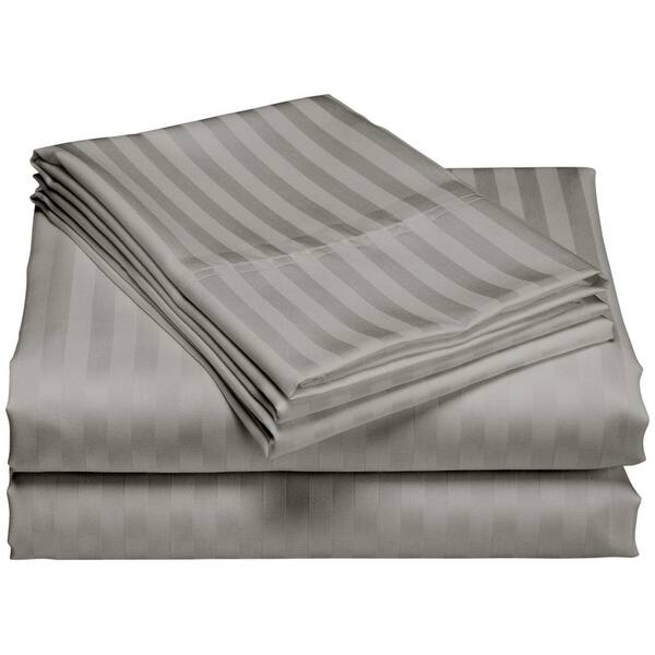 1200 Thread Count Deep Pocket Luxury Hotel Stripe Cotton Bed Sheet Set On Sale Overstock 27902569