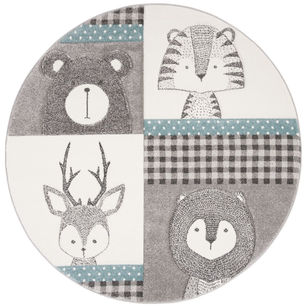 SAFAVIEH Carousel Kids Jeremy Animal Rug