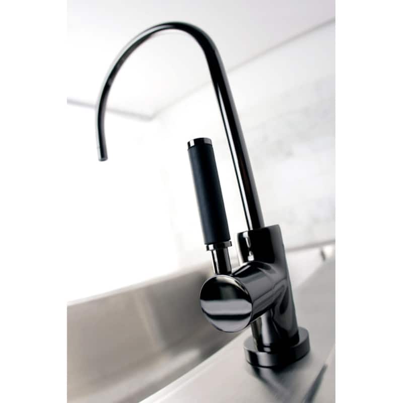 Kingston Brass Water Onyx 1.0 GPM High-Arc Single Hole Cold Water