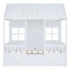 preview thumbnail 4 of 12, Safety Guardrail Toddler Bed House Bed with Trundle, Full Size