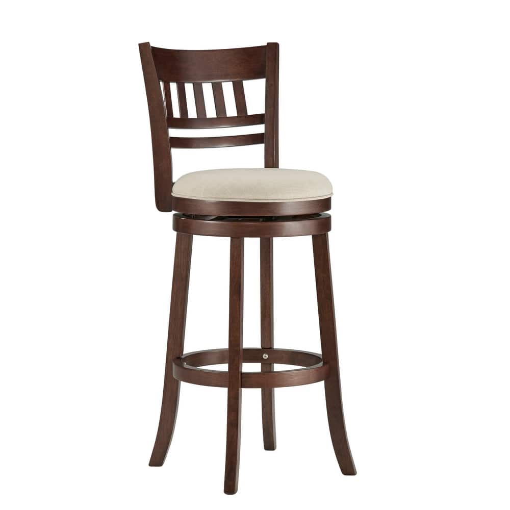 Verona Swivel 29-inch High Back Bar Stool by iNSPIRE Q Classic