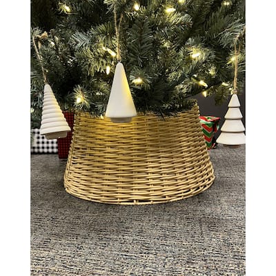 Becki Owens Natural CHRISTMAS Tree Collar - 20" X 15" X 10"
