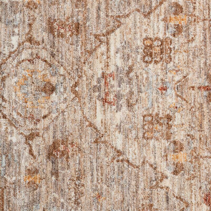 Albany Vintage Power-Loom Beige Area/Runner Rug