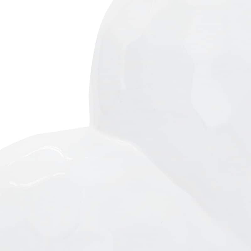 Modern Geometric Heart Sculpture - Ceramic Decorative Object