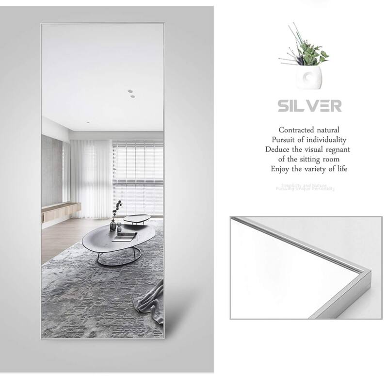 Aluminum Alloy Full Length Floor Mirror