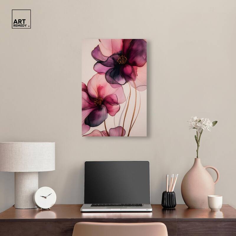 Velvet Verse III Canvas by Art Remedy, Gallery Wrapped