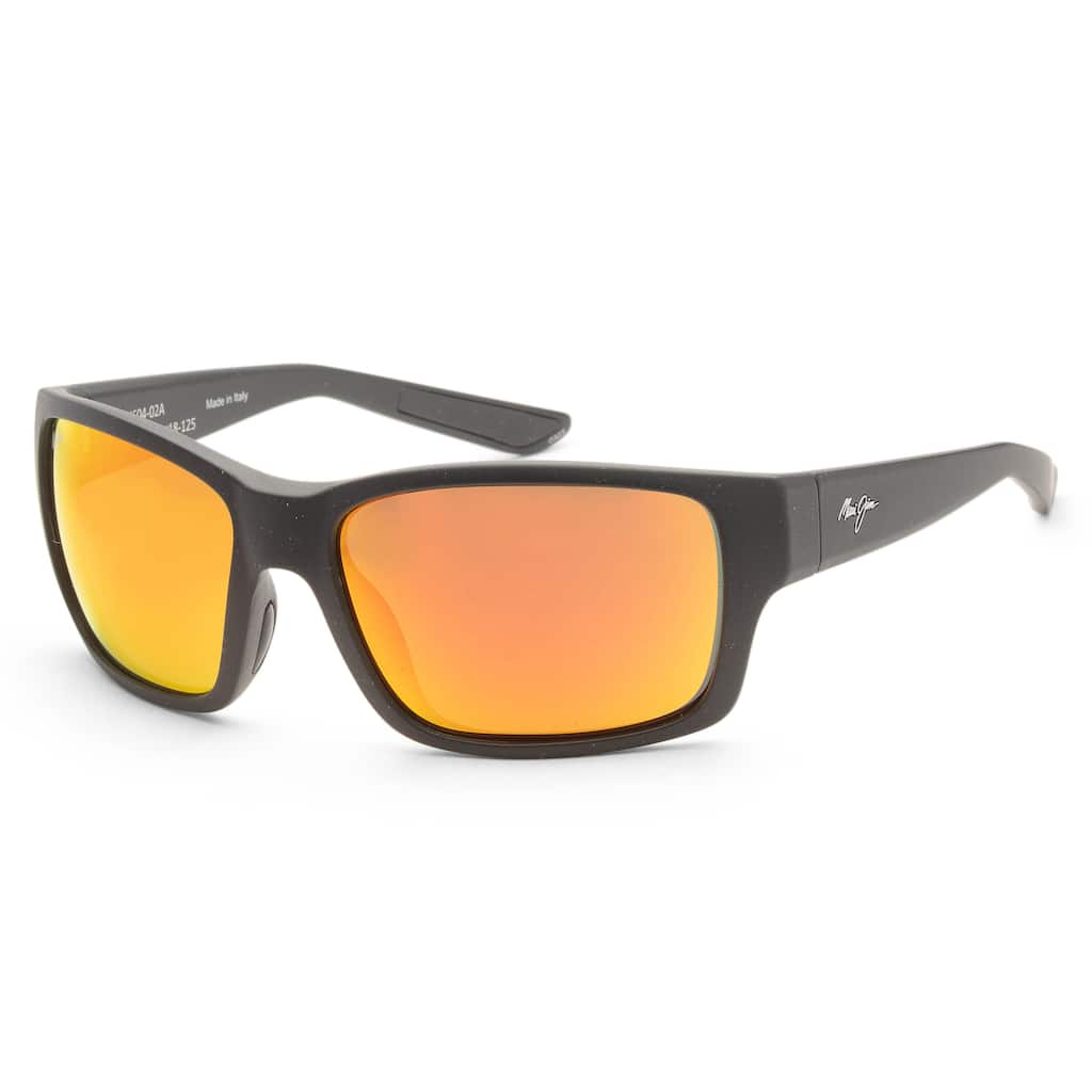 Maui Jim Men's Mangroves 61 mm Black Sunglasses MJ0604S-004