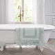 preview thumbnail 4 of 8, Laura Ashley Reversible Cotton Crochet Bath Rug