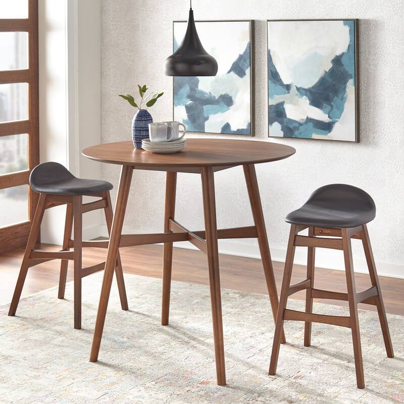 Simple Living Axel Mid-century Modern 30-inch Bar Stool (Set of 2)
