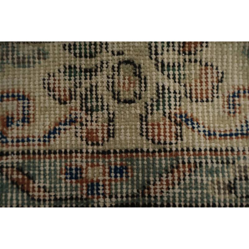 Hand Knotted Oriental 100% Wool Carpet Transitional Floral Oranges & Rust Anatolian Area Rug - 9' 2'' X 5' 6''