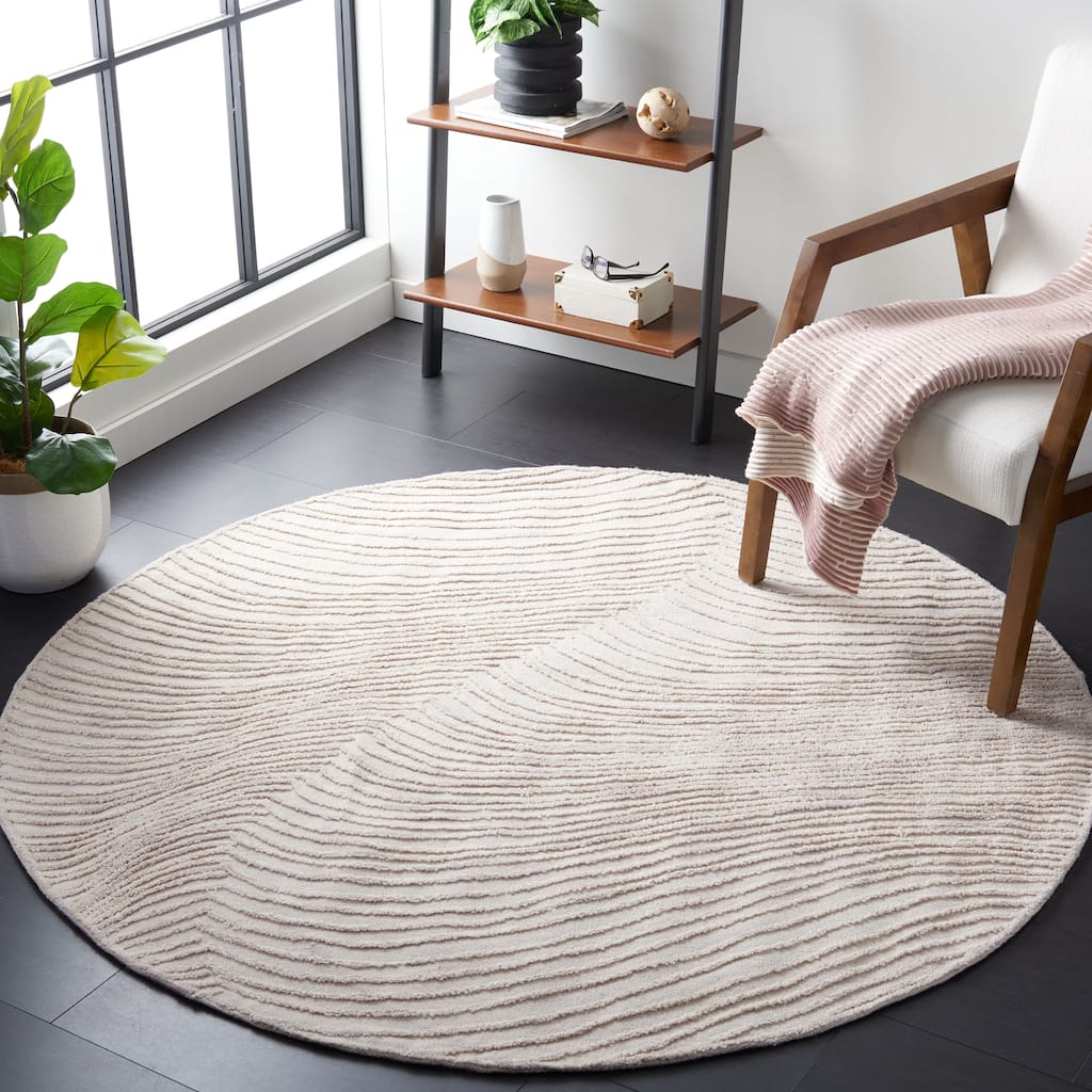 SAFAVIEH Handmade Trace Brandie Wool Rug