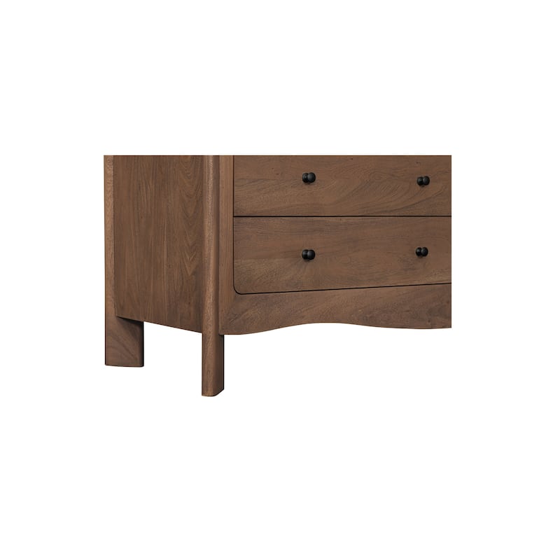 dark brown 6 drawer dresser Mainstays Ardent 6 Drawer Dresser, 53.75" Wide, Dark Walnut