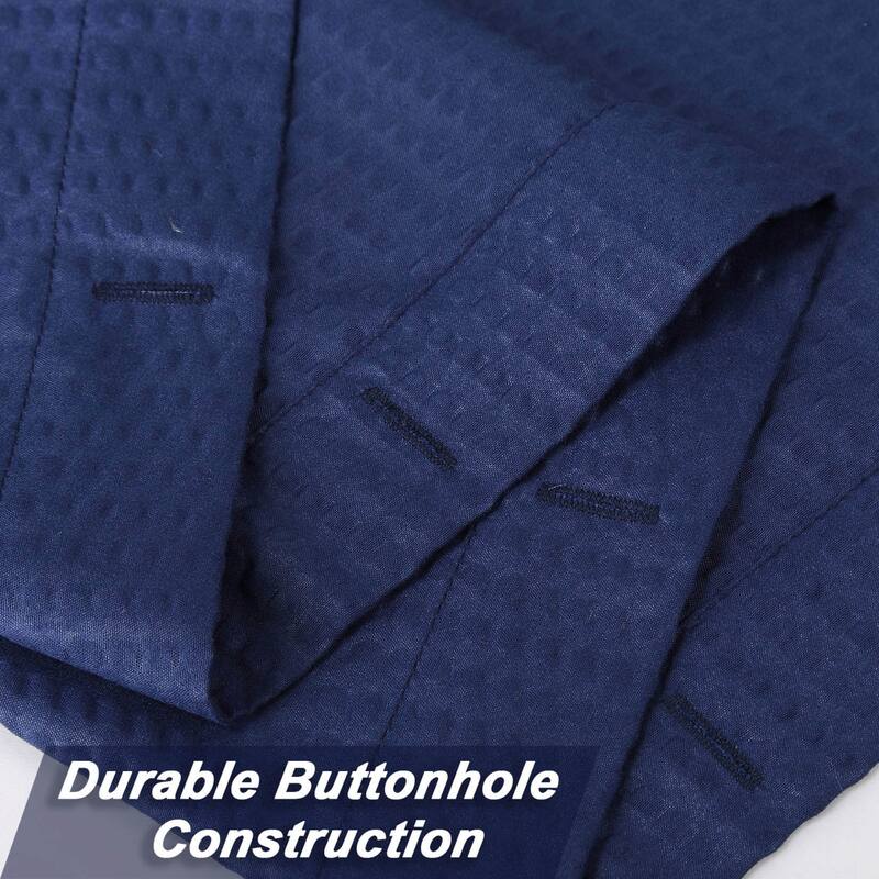 Soft Embossed Microfiber Fabric Shower Curtain or Liner, Water Repellent