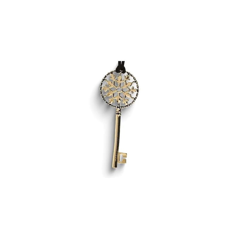 Curata Santas Christmas Key Ornament with Verse Card
