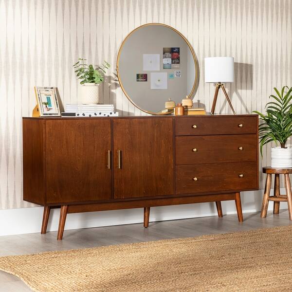 slide 1 of 21, Middlebrook Designs 70-inch Mid-century Modern Sideboard Console