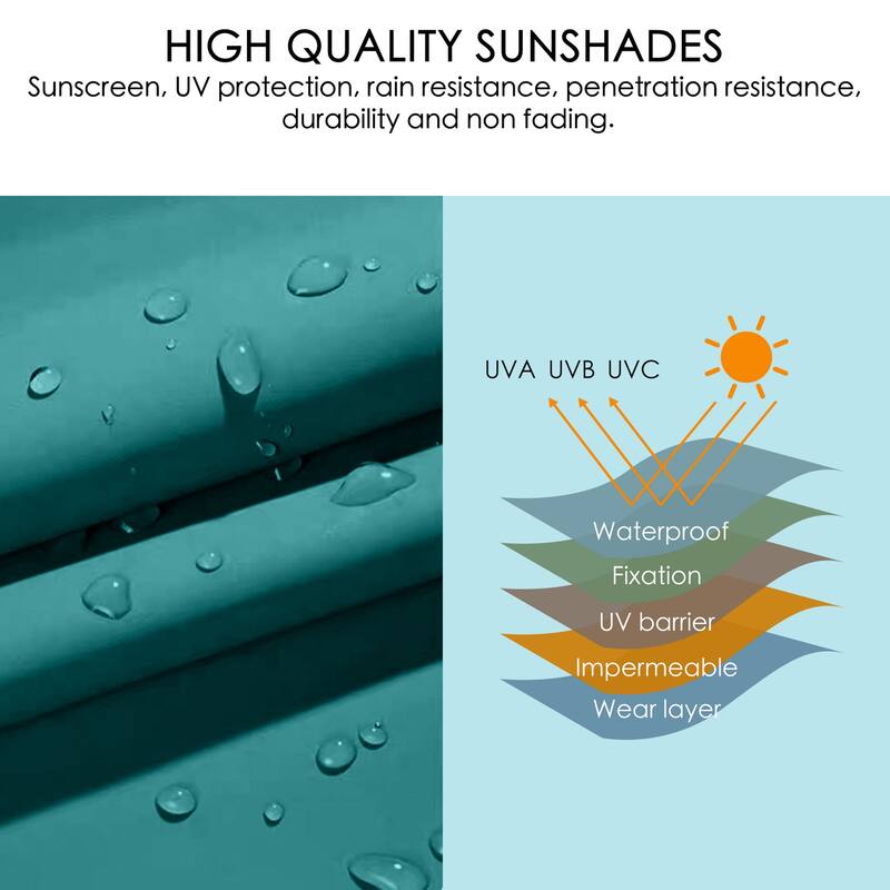 Kozyard Atlantics Outdoor 10'x13' Extra Large BBQ Grill Pergola with Sun Shade Gazebo Canopy