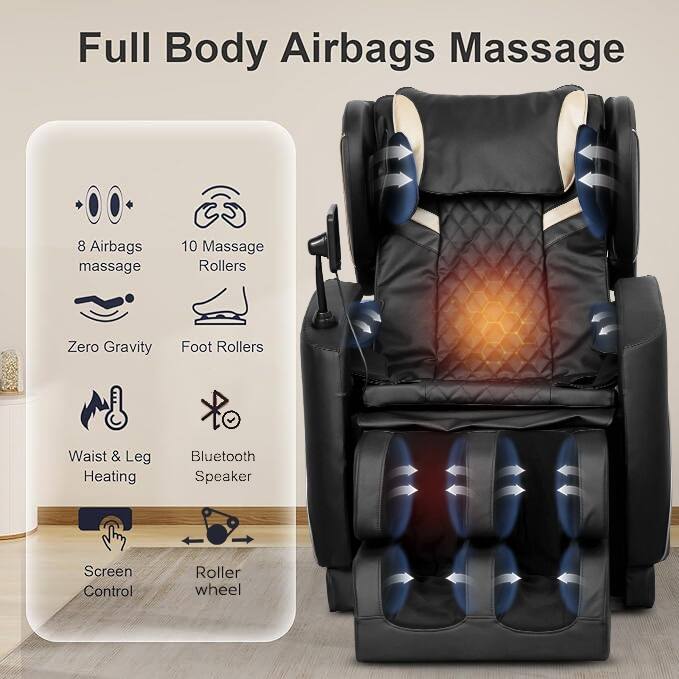 Massage Chair Recliner with Zero Gravity with Full Body Air Pressure