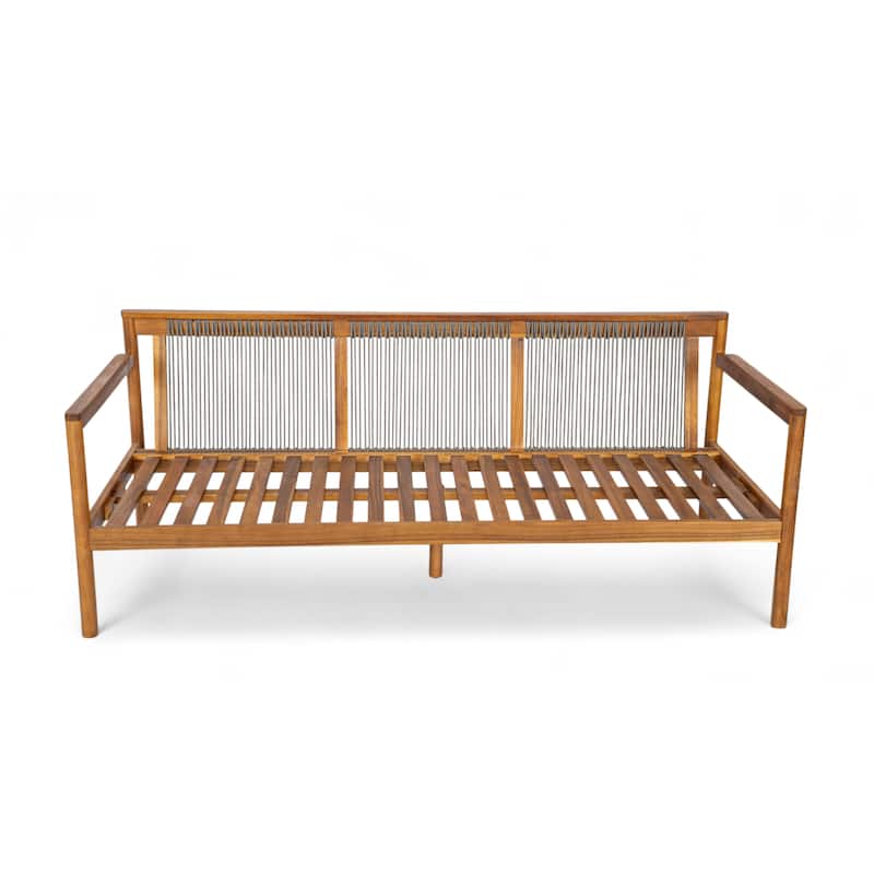 Christopher Knight Home- Elk Acacia Wood Outdoor Chat Set