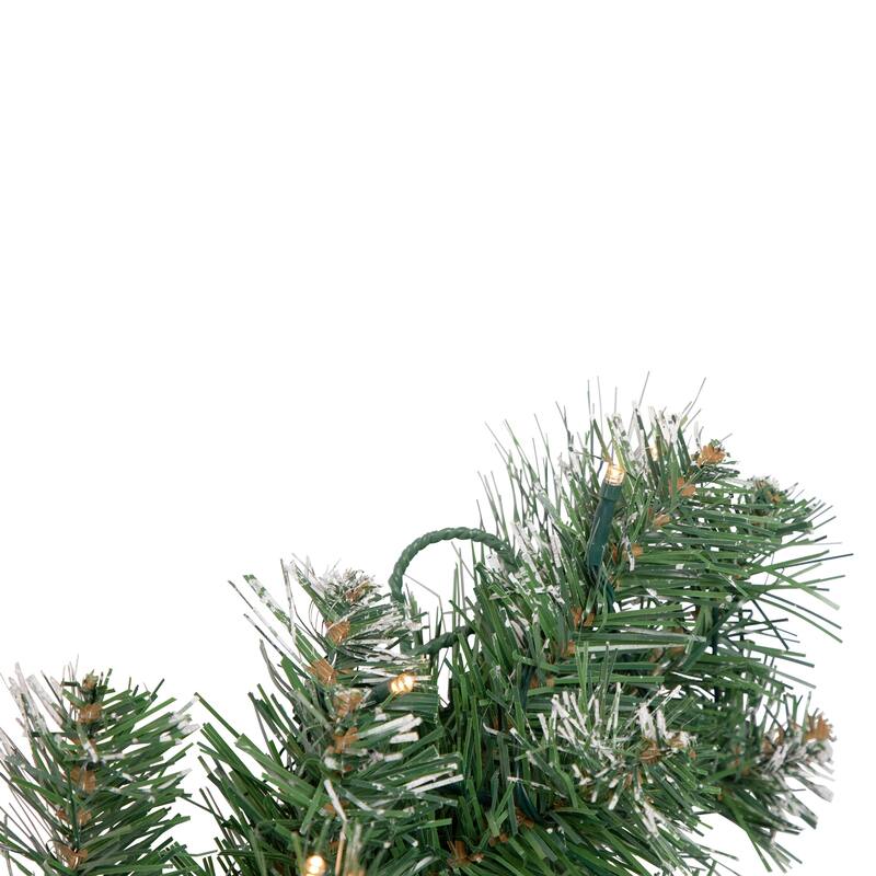 6' x 9" Decorated Frosted Pine Pine Cone Artificial Christmas Garland